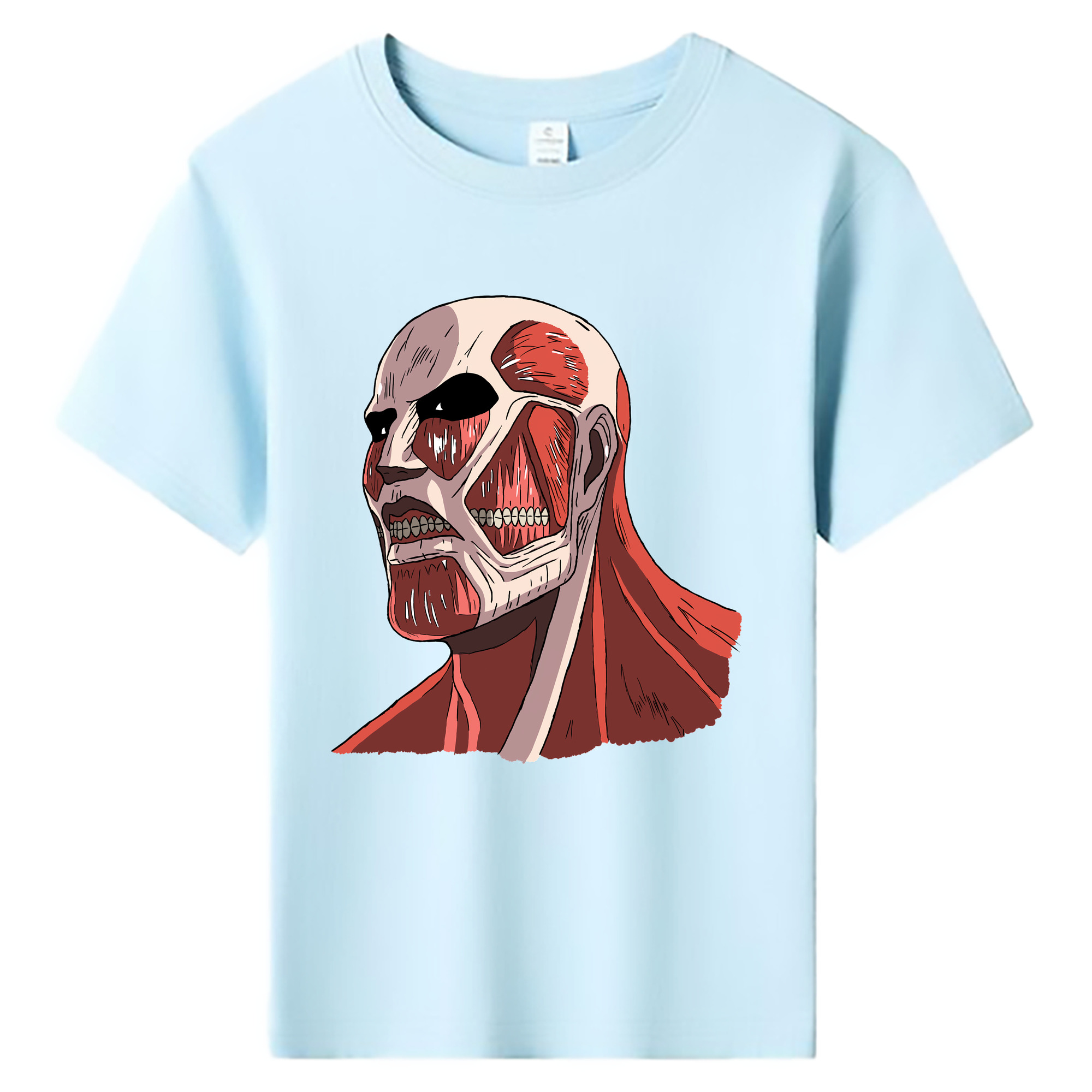 （画像用） 進撃の巨人 Attack on Titan 綿100％キッズTシャツ（フロントプリント）